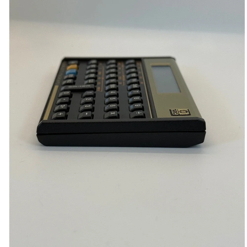 VTG HP 12C Financial‎ Calculator Black Gold Edition RPN Business Tech w/Case